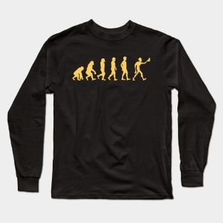 Evolution Funny Parody Design Ape To Zombie With Smart Phone Long Sleeve T-Shirt